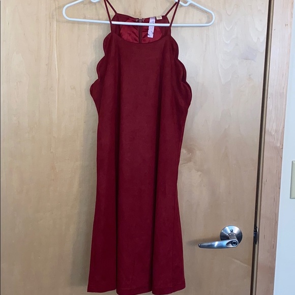 Velvet red dress - Picture 1 of 1